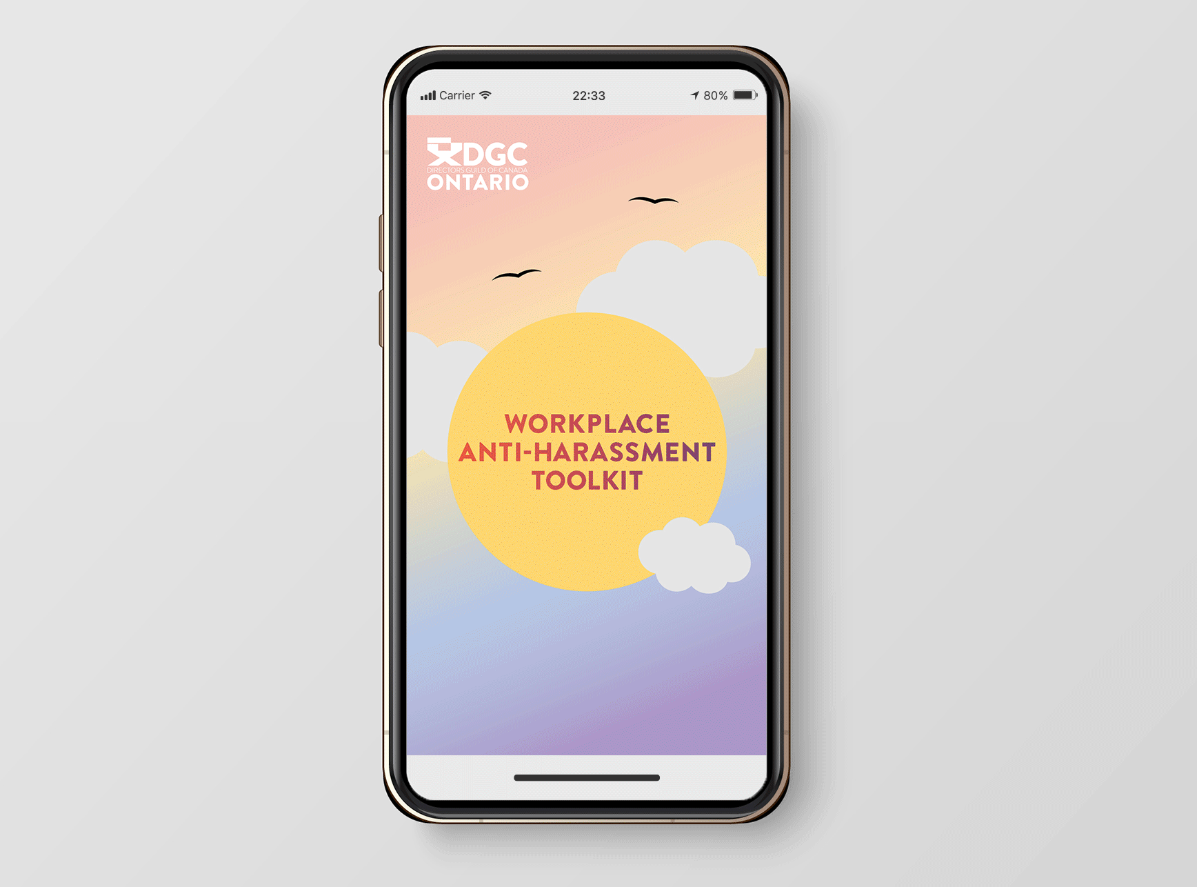 DGC Ontario Anti-Harassment Toolkit - Design by Jen Spinner