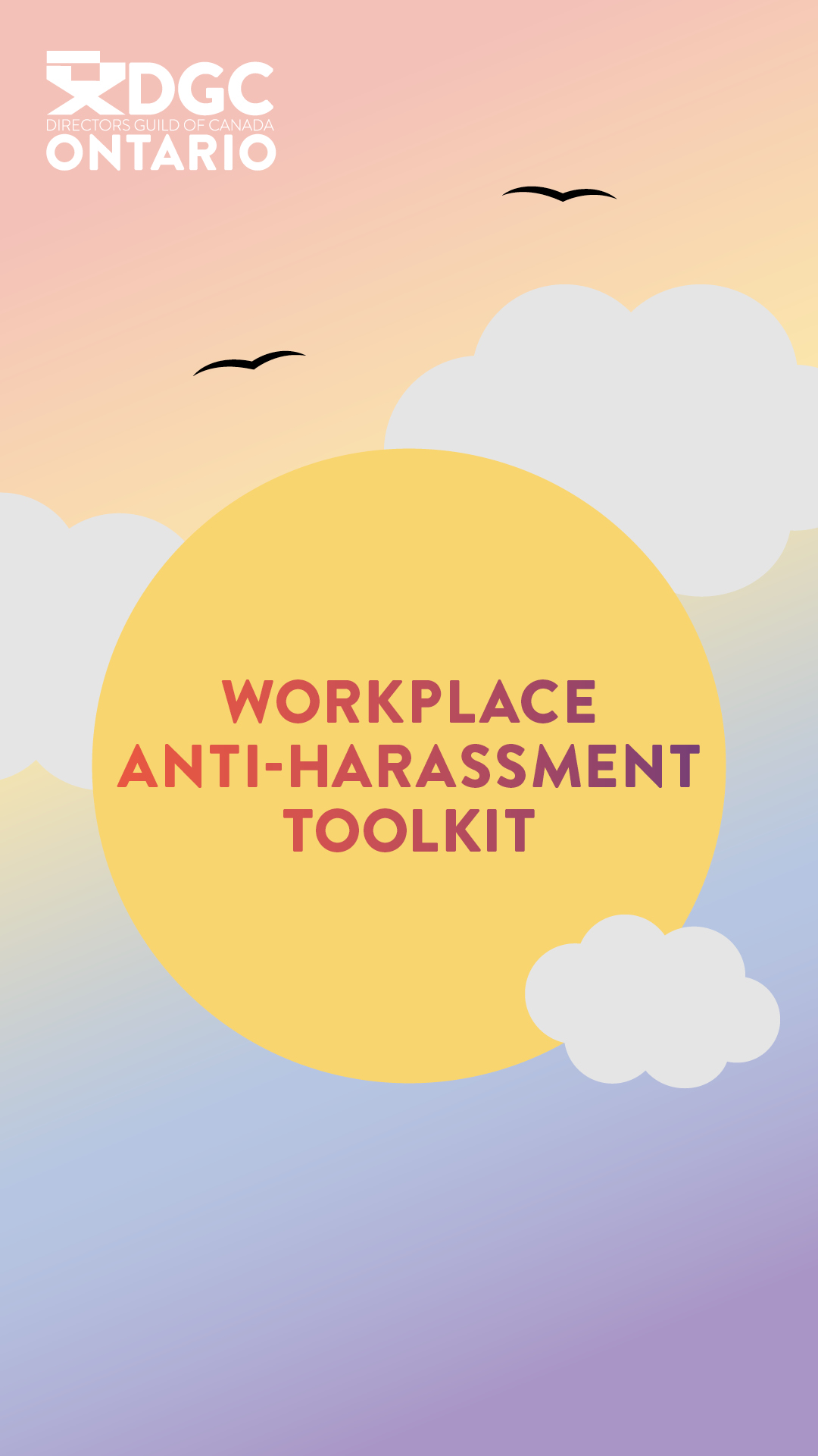 DGC Ontario Anti-Harassment Toolkit - Design by Jen Spinner