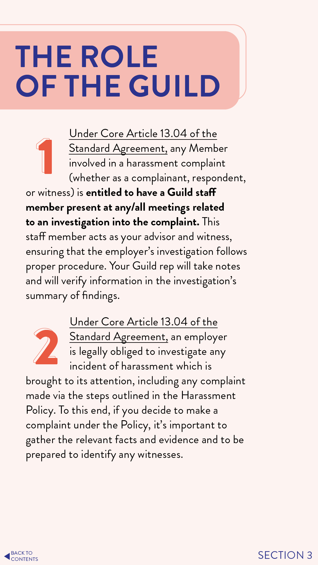 DGC Ontario Anti-Harassment Toolkit - Design by Jen Spinner