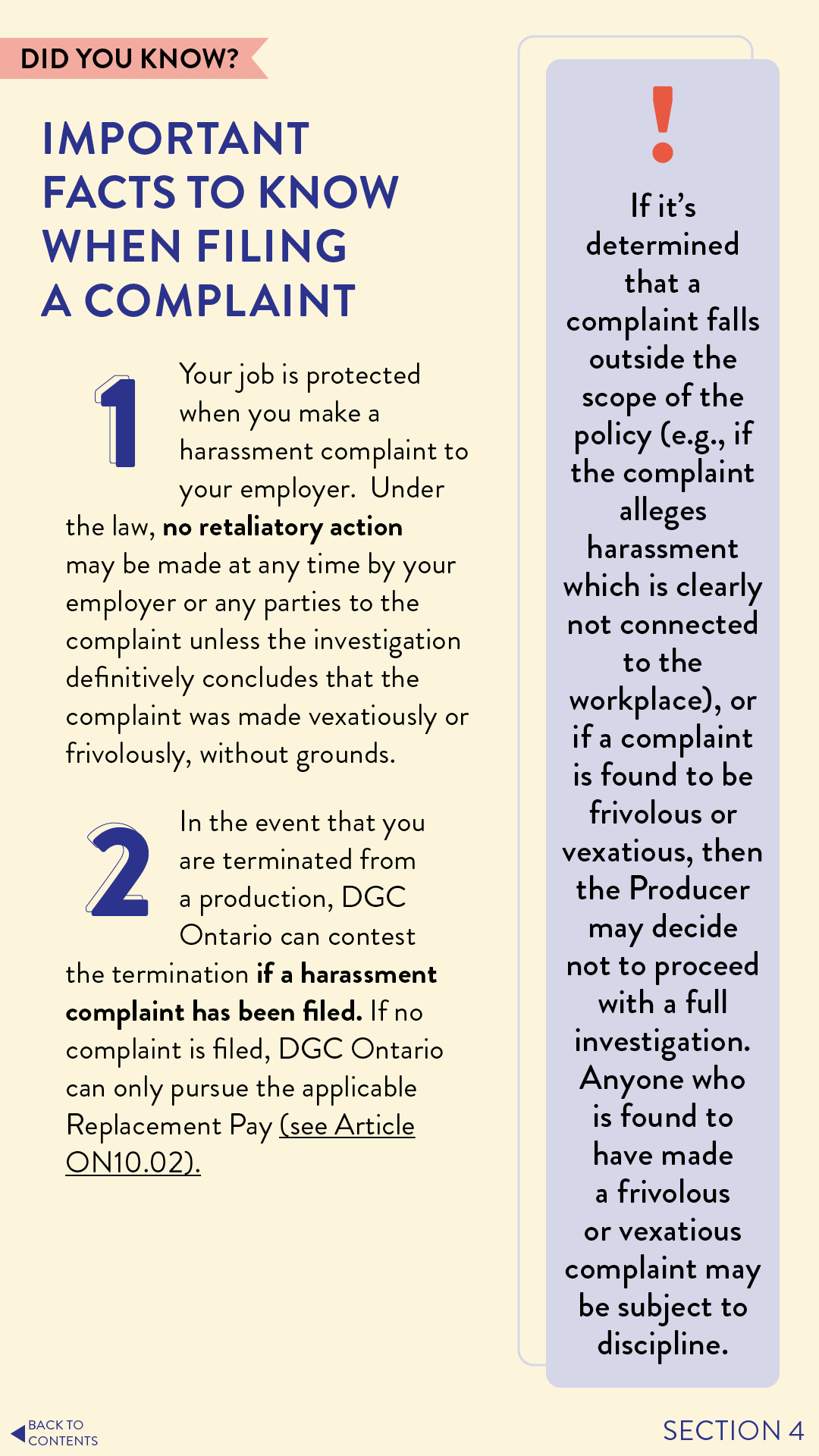 DGC Ontario Anti-Harassment Toolkit - Design by Jen Spinner