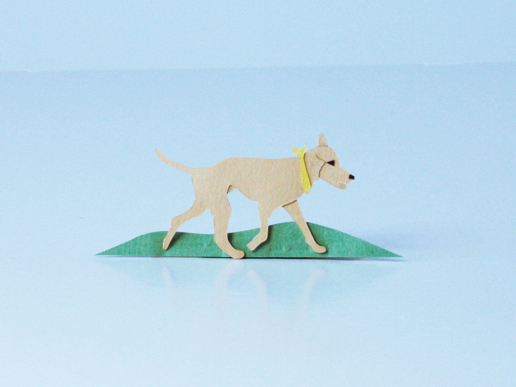 Horses Paper Sculpture by Jen Spinner