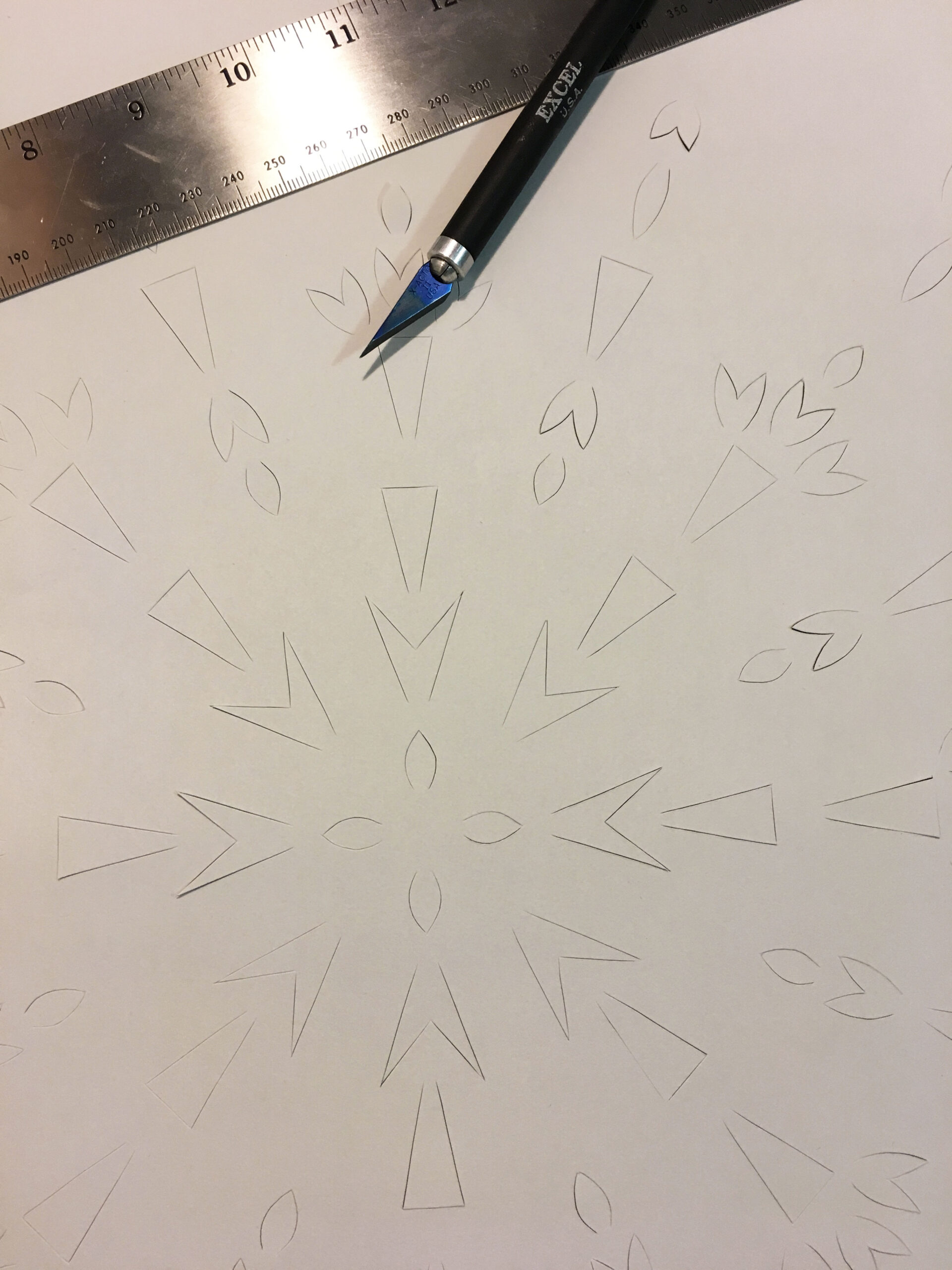 LCBO Snowflakes Paper Sculpture by Jen Spinner