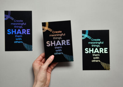 With/out Pretend Marketing Cards
