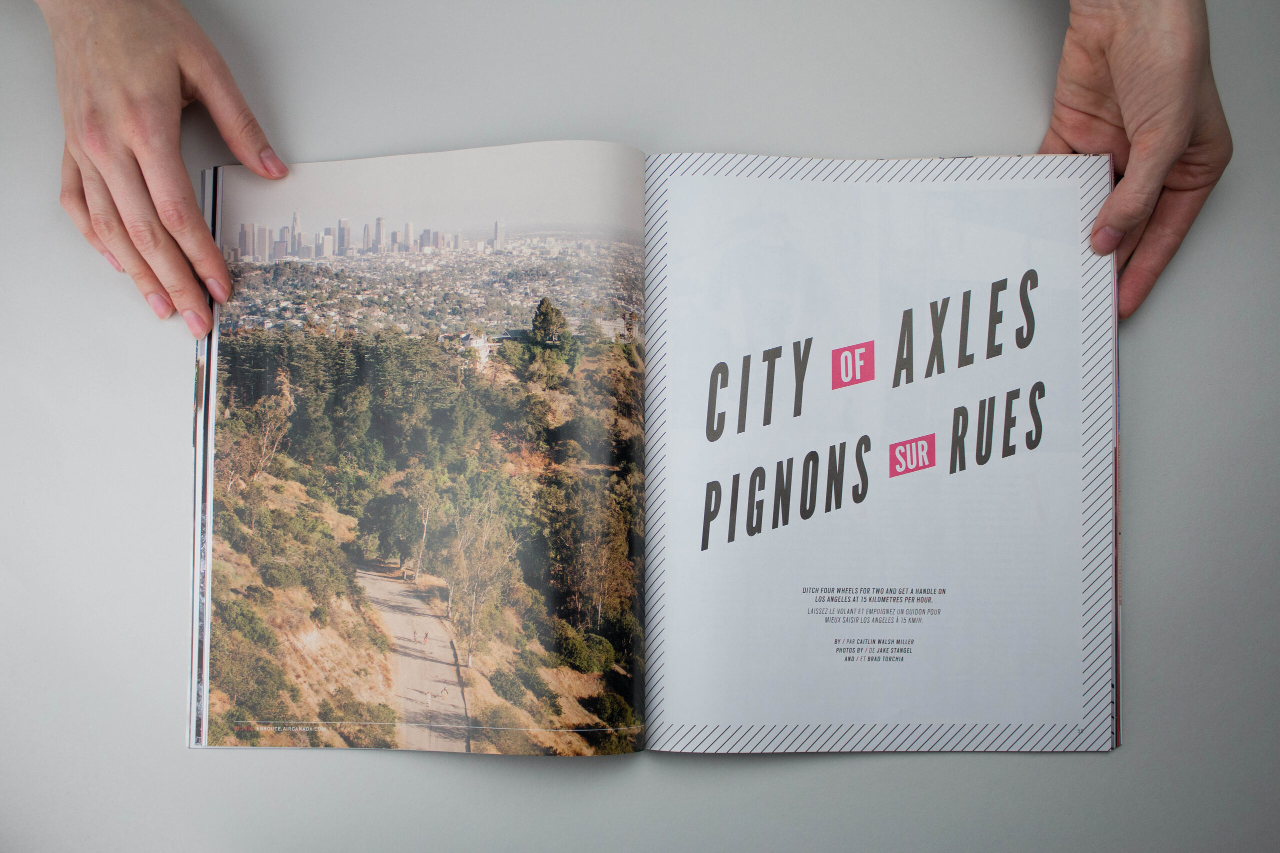 Air Canada enRoute - City of Axles - Design by Jen Spinner
