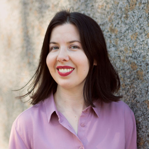 Image of Jen Spinner smiling into the camera by Spinner Design 