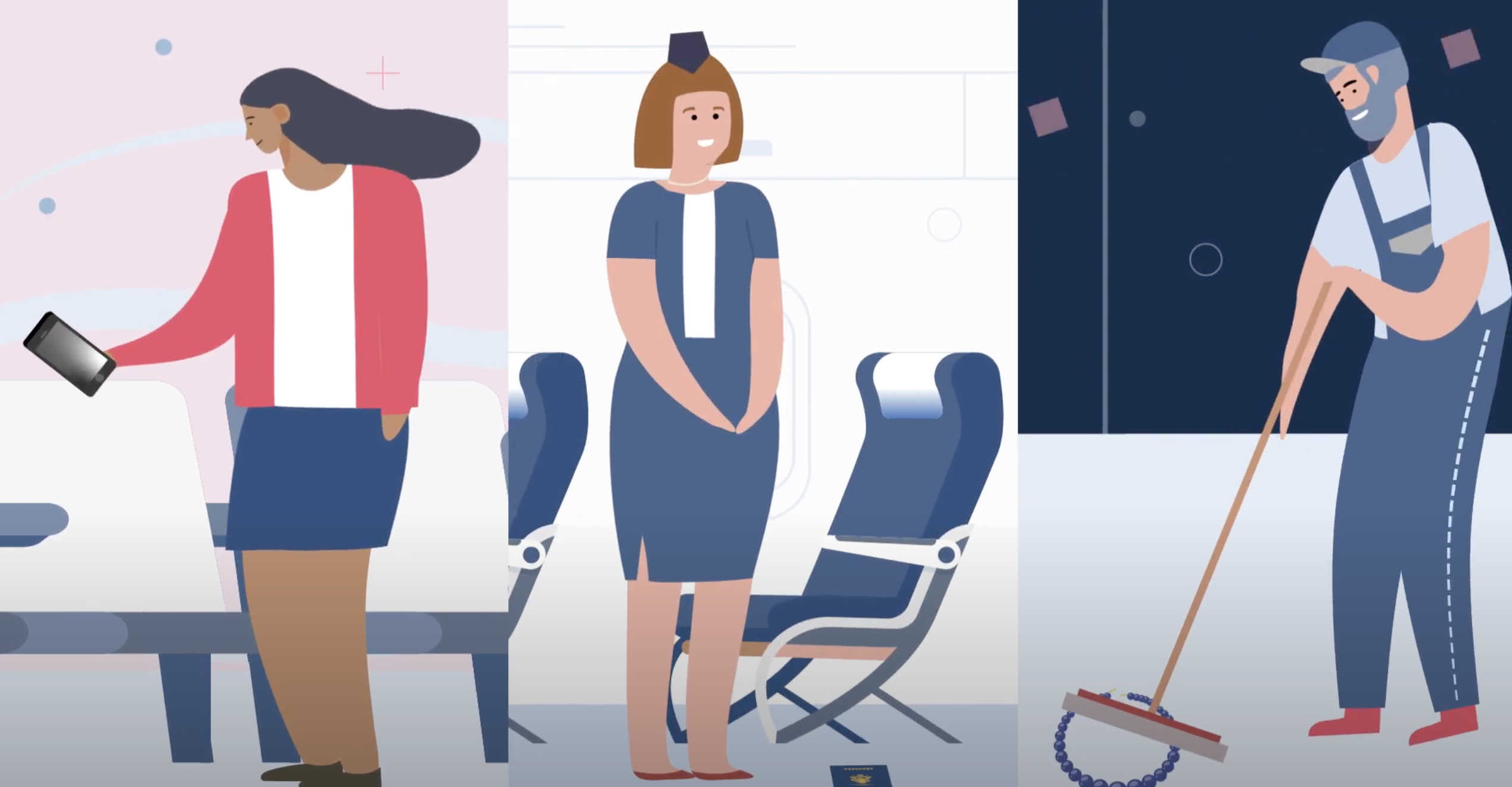 Screenshot of people in boomerang explainer video