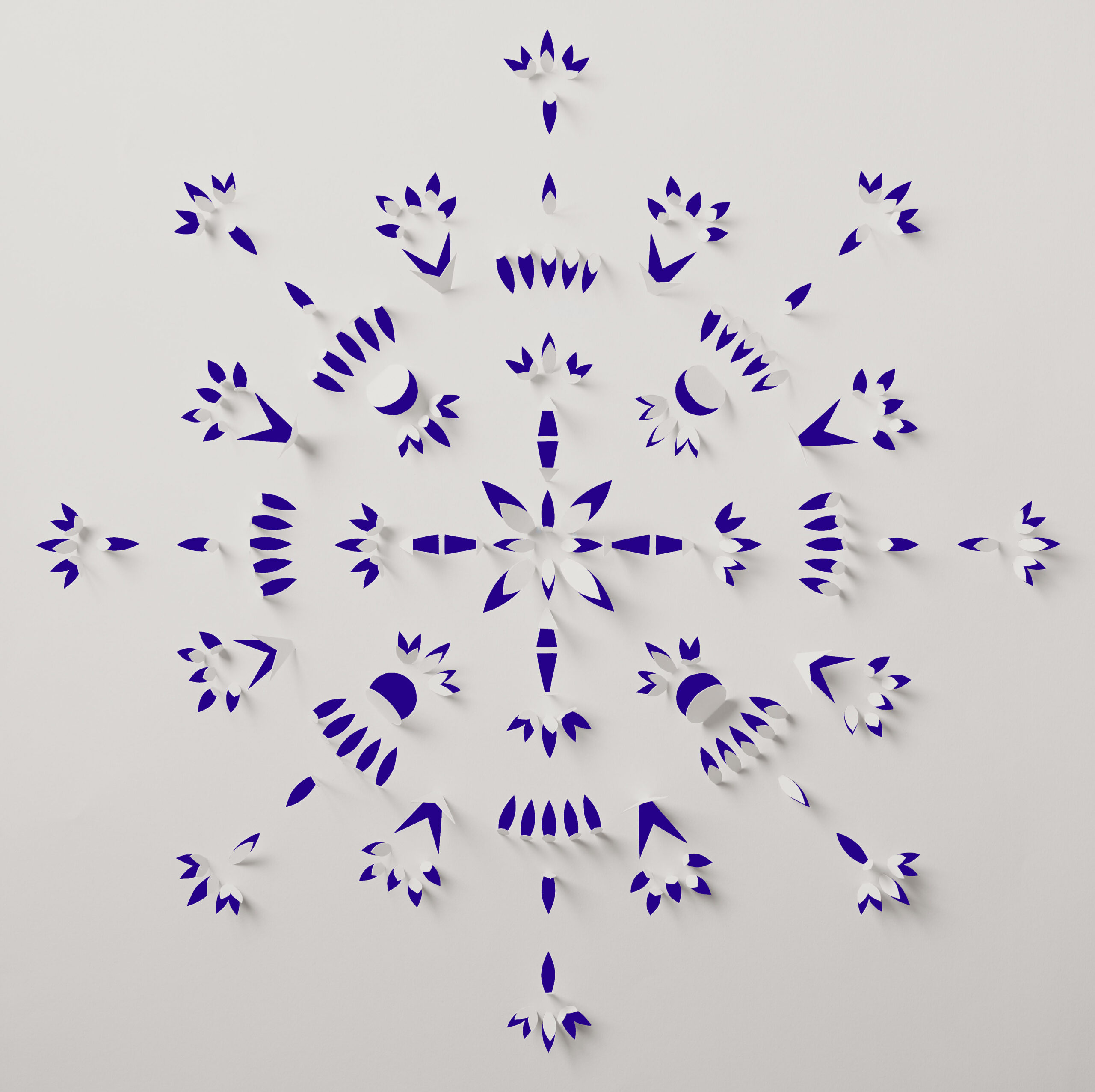 LCBO Snowflakes Paper Sculpture by Jen Spinner