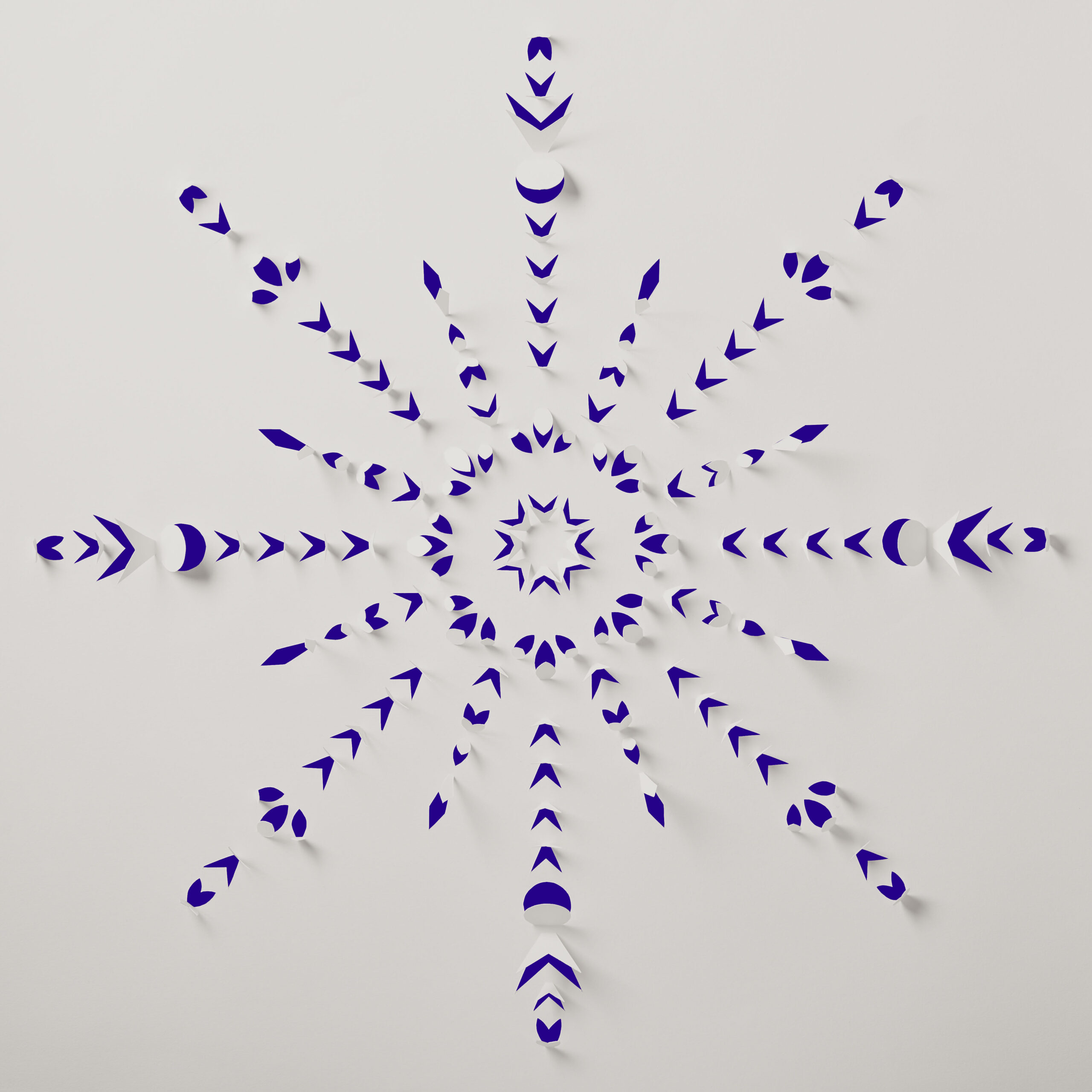 LCBO Snowflakes Paper Sculpture by Jen Spinner