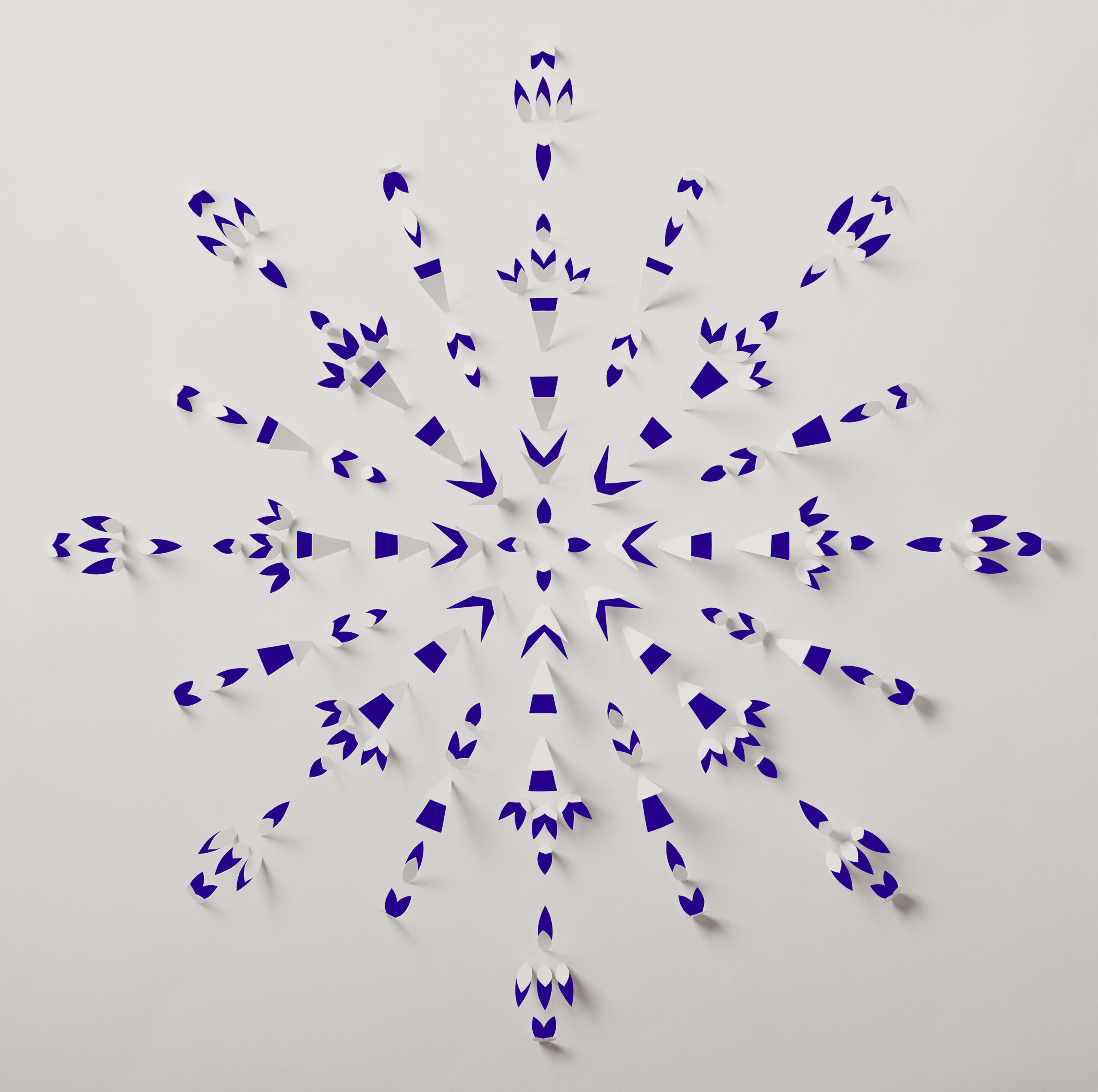 LCBO Snowflakes Paper Sculpture by Jen Spinner
