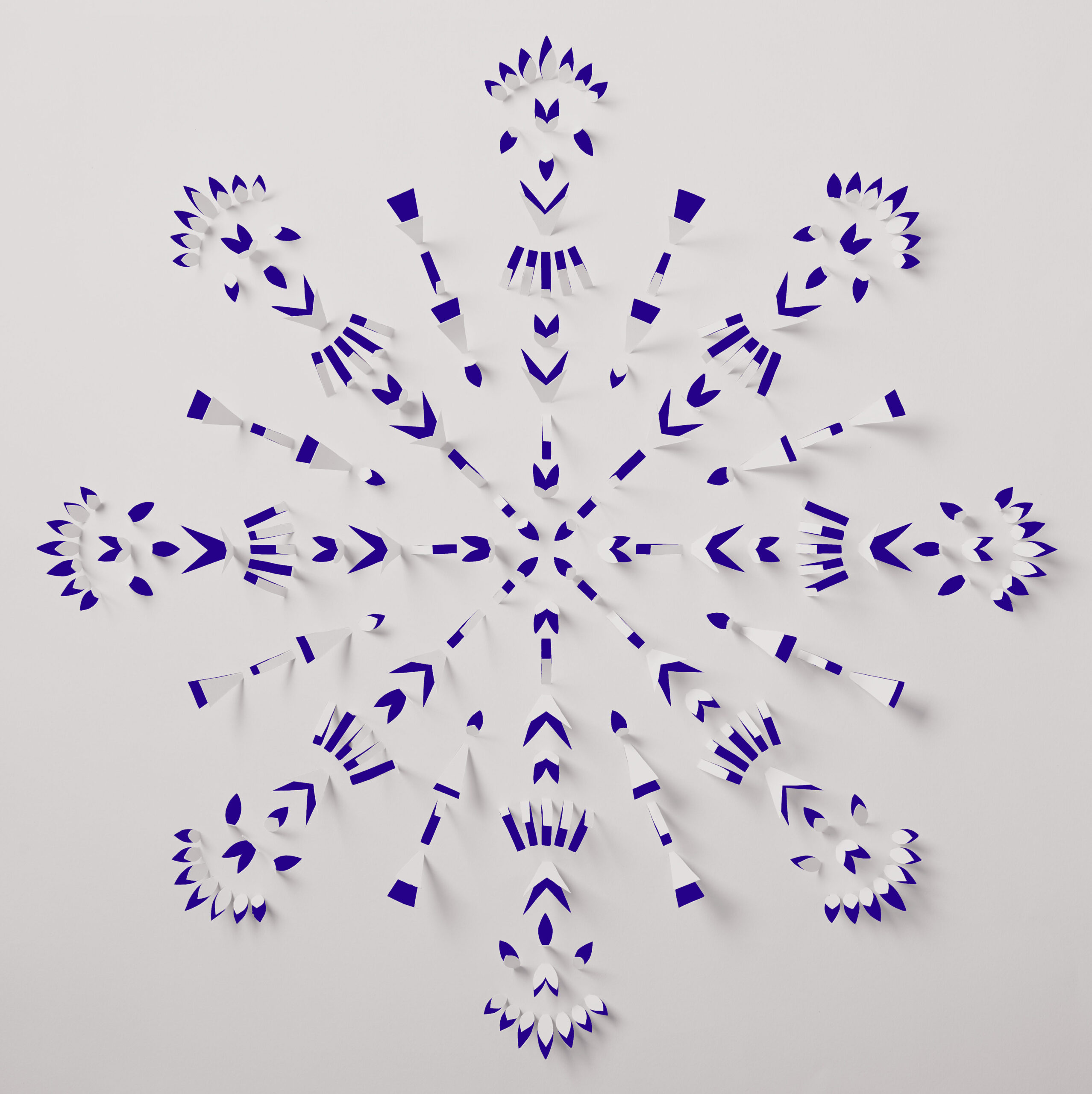 LCBO Snowflakes Paper Sculpture by Jen Spinner