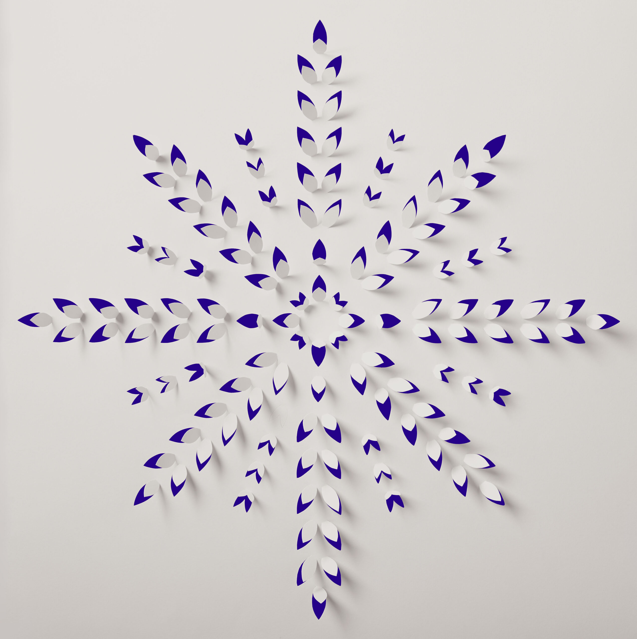 LCBO Snowflakes Paper Sculpture by Jen Spinner