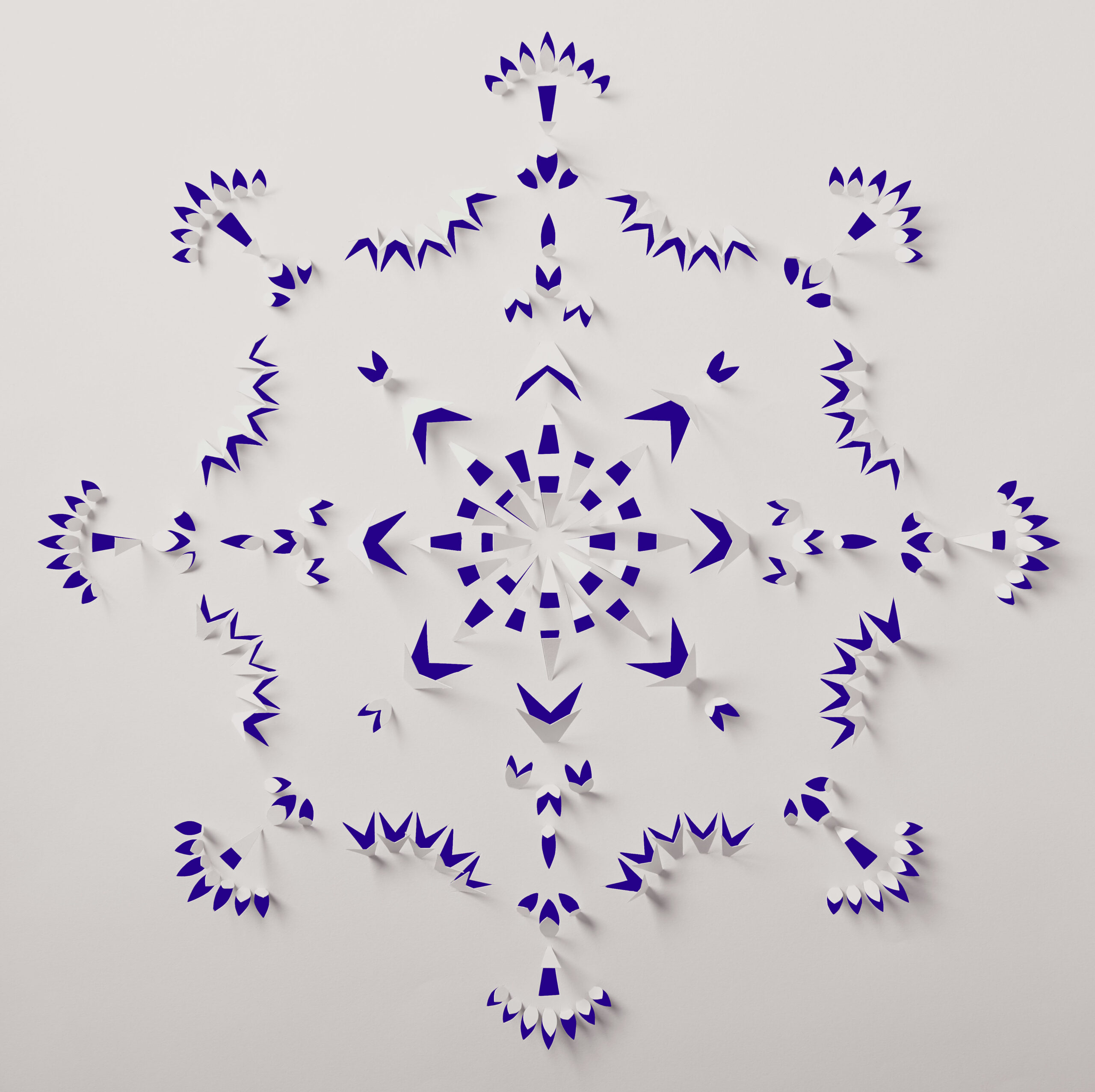 LCBO Snowflakes Paper Sculpture by Jen Spinner