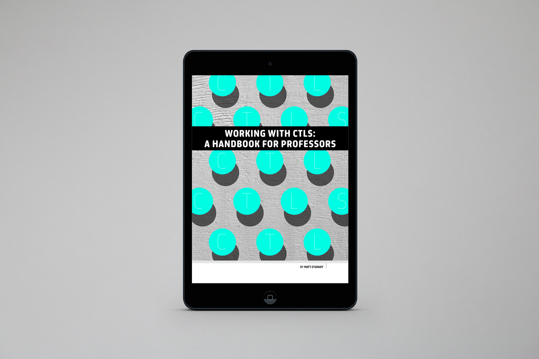 Handbook for Profs e-book cover design by Jen Spinner