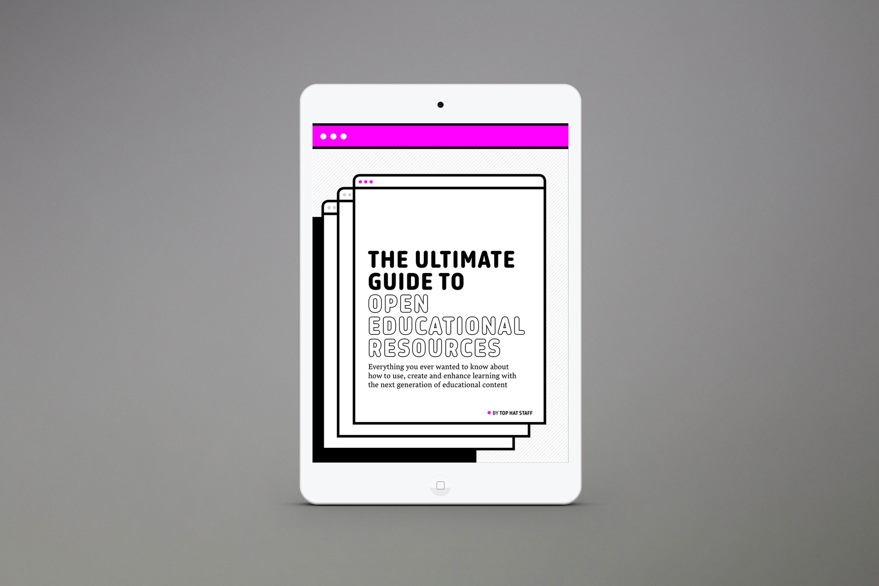 Educational Resources e-book cover design by Jen Spinner