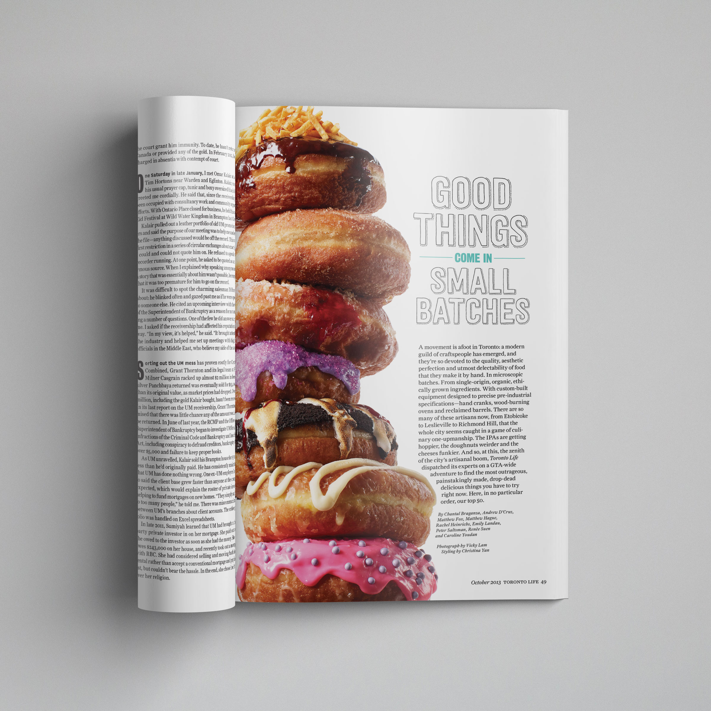 Toronto Life Good Things Design by Jen Spinner
