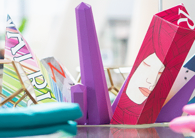 Paper Sculpture Centerpieces for The Walrus Gala