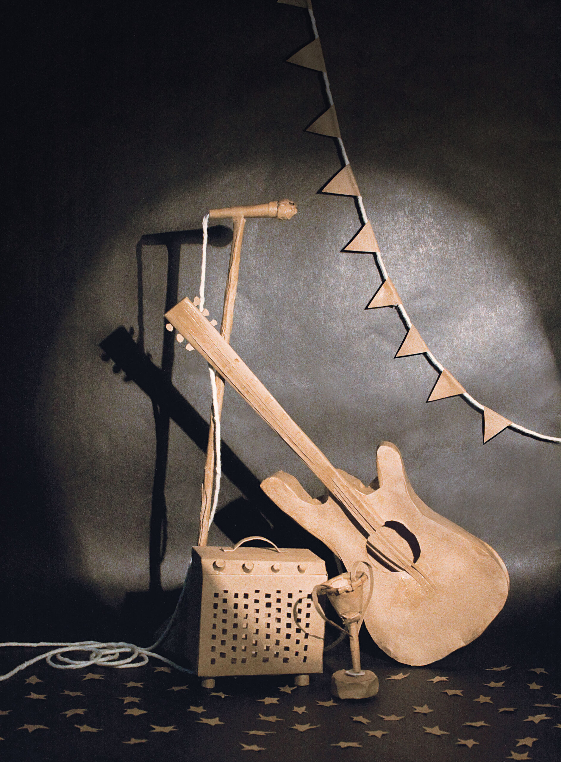 Walrus Indie Rock Swindle Paper Sculpture by Jen Spinner