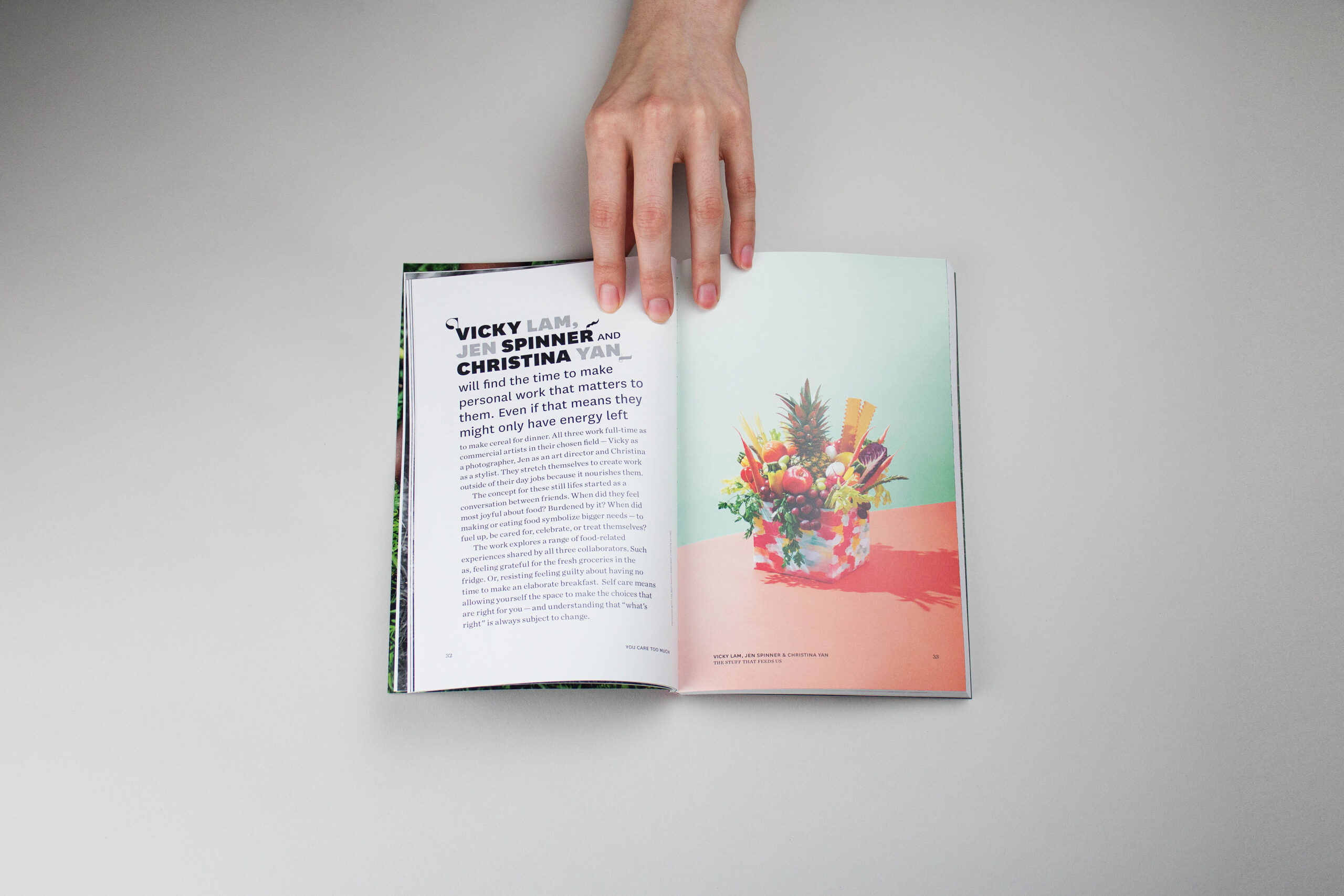 You Care Too Much - Jen Spinner Art Direction
